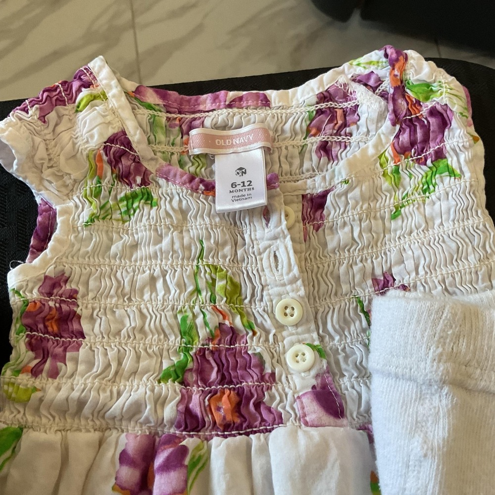 Mixed Brands 16pc Clothes Lot Girls 6-9M Multicolor Layette Outfits Sets - Picture 6 of 13